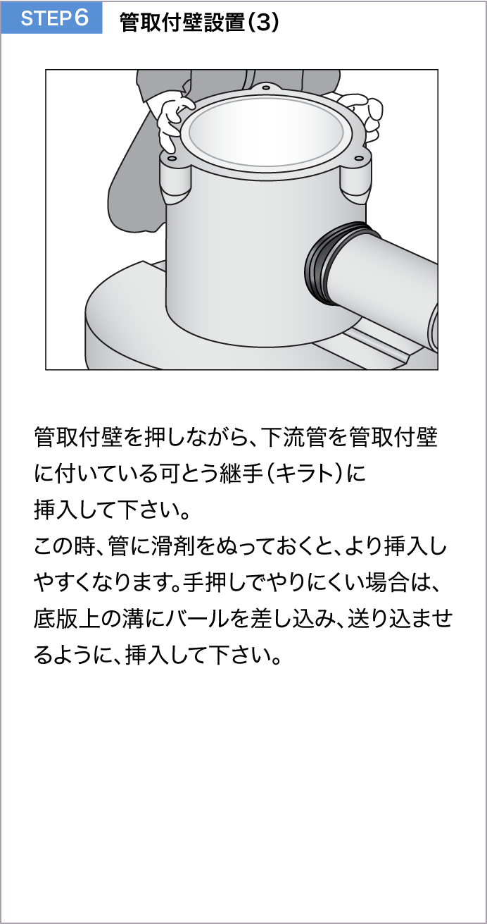 管取付壁設置（3）