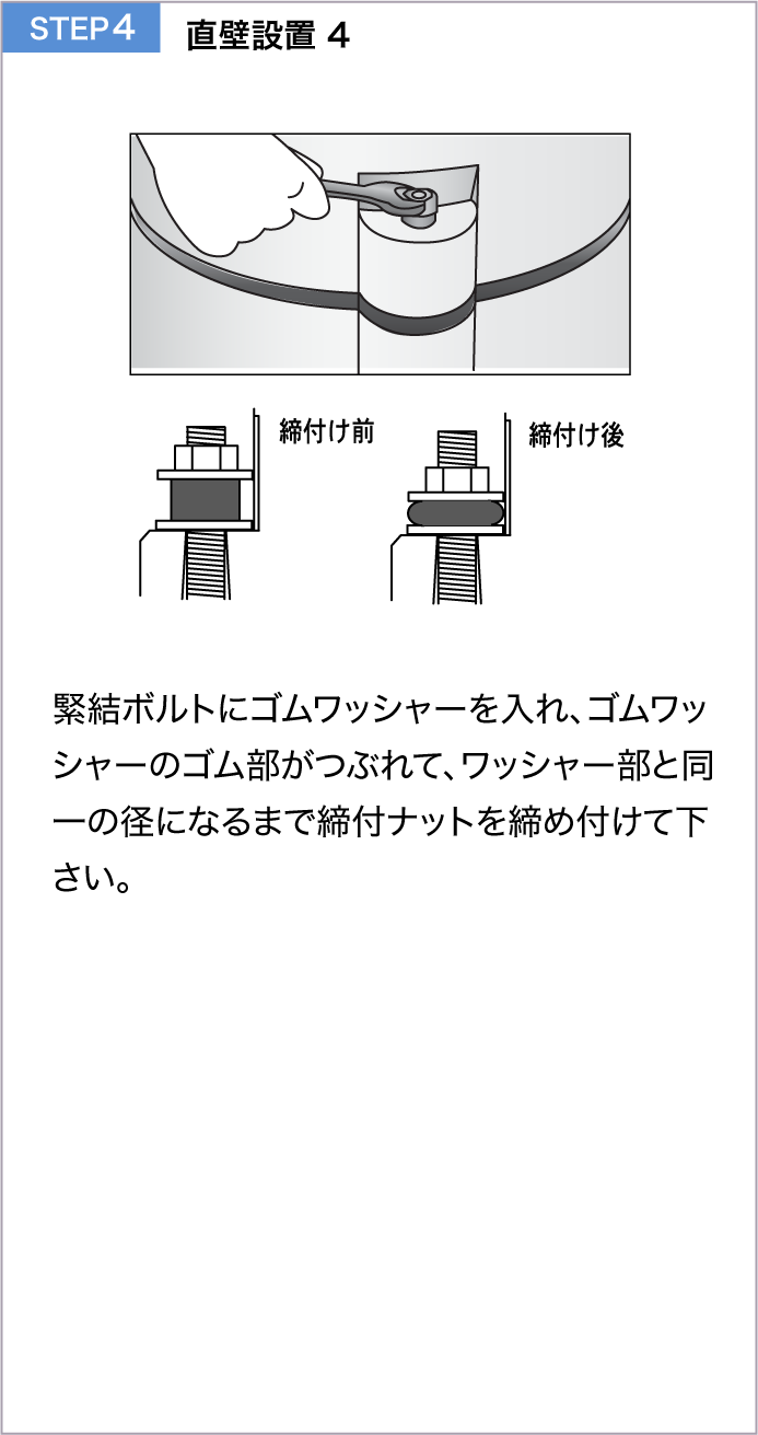 直壁設置 4